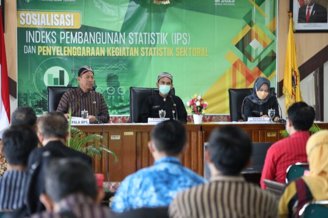 Songsong Satu Data Indonesia, BPS Jateng Sosialisasikan Indeks Pembangunan Statistik